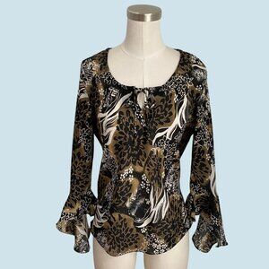 90s Bell Sleeve Blouse